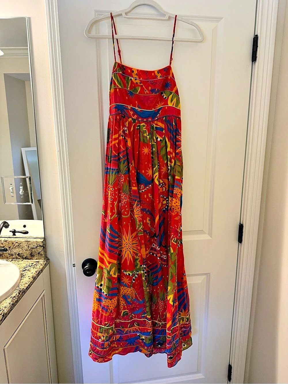 Farm Rio Abstract Maxi Dress - Size Small